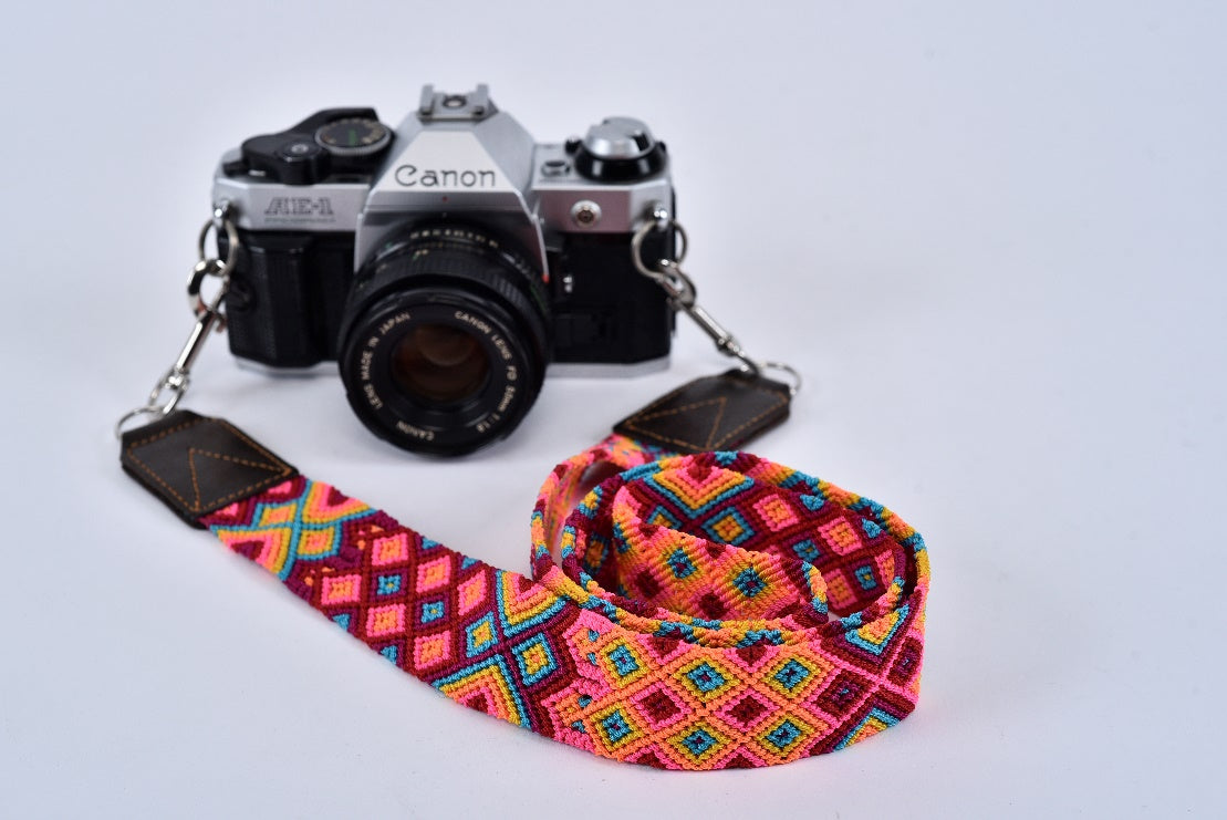 Embroidered camera strap MODEL# 080201