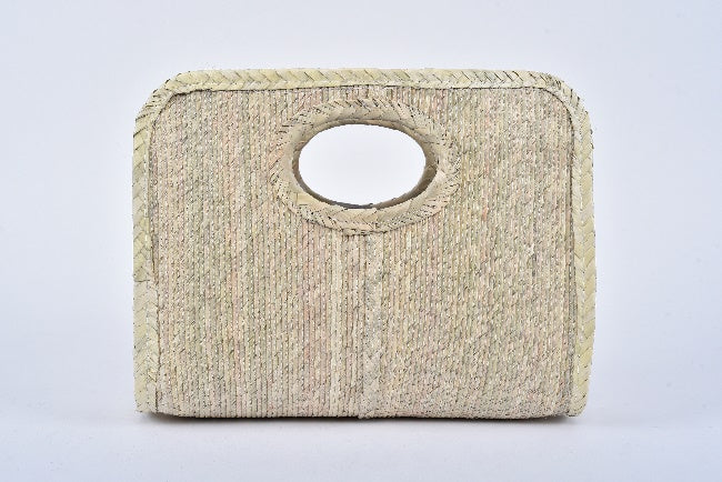 Square straw bag natural MODEL# 050501