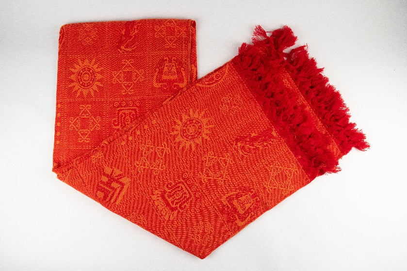 Tablecloth terracotta embroidered loom MODEL# 041001