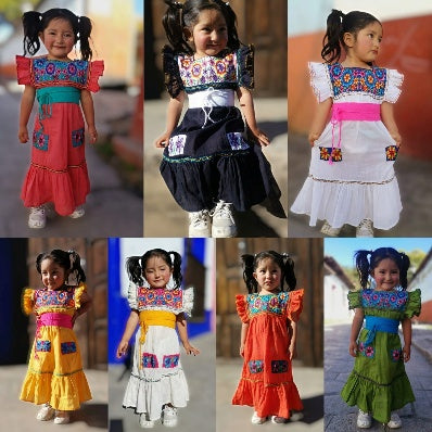 Embroidered girl's skirt 3-4 years MODEL# 1209