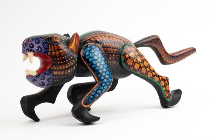 Alebrije carved panther pine wood MODEL# 090302