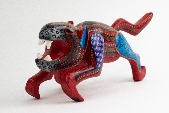 Alebrije carved panther pine wood MODEL# 090301