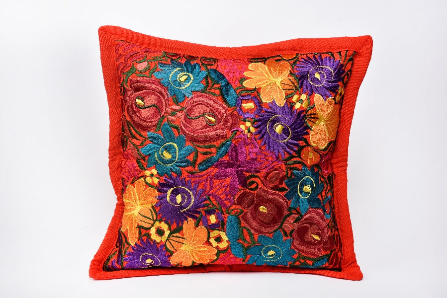 Floral cushion cover Chiapas MODEL# 040303