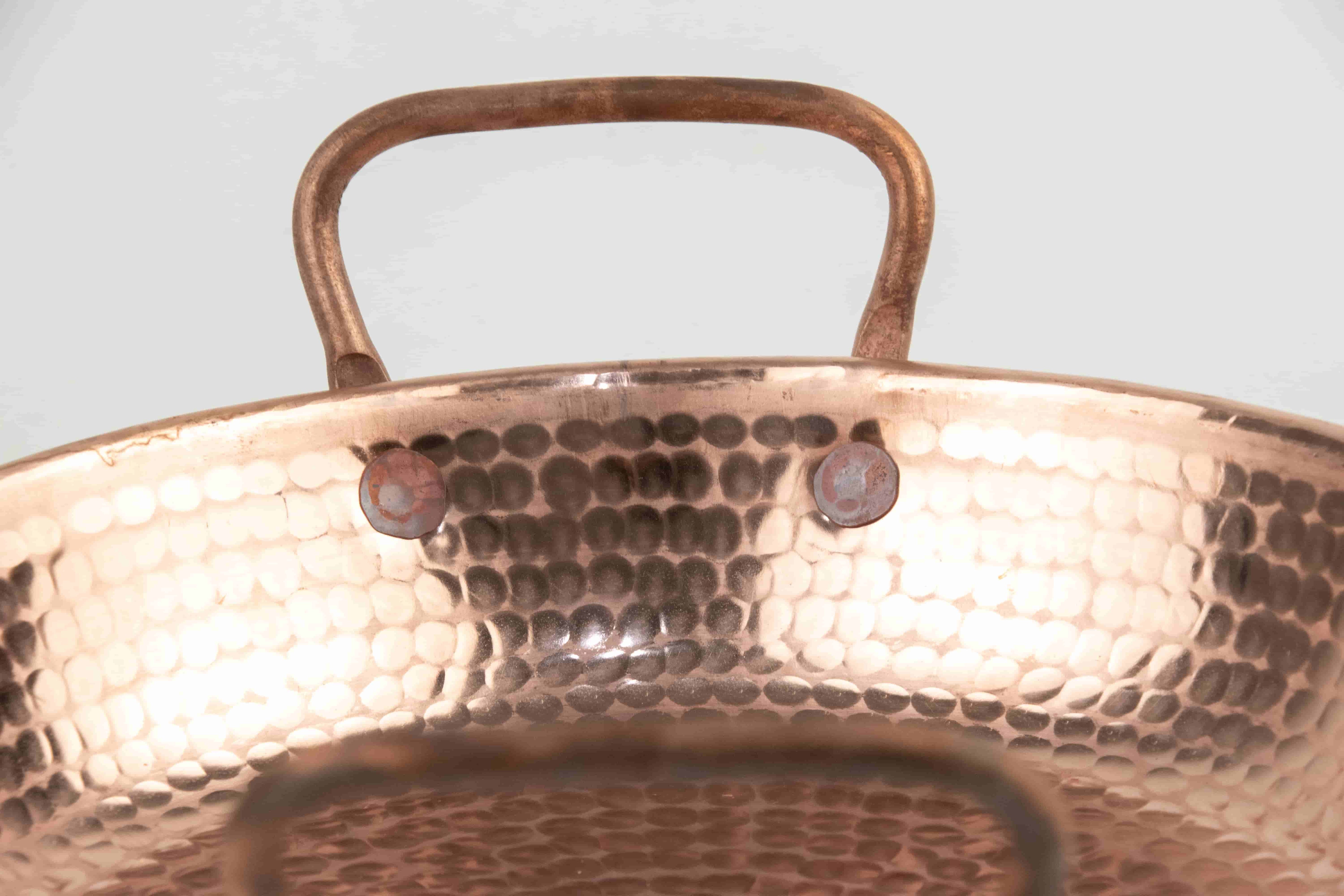 Set of 3 Copper casseroles MODEL# 0206