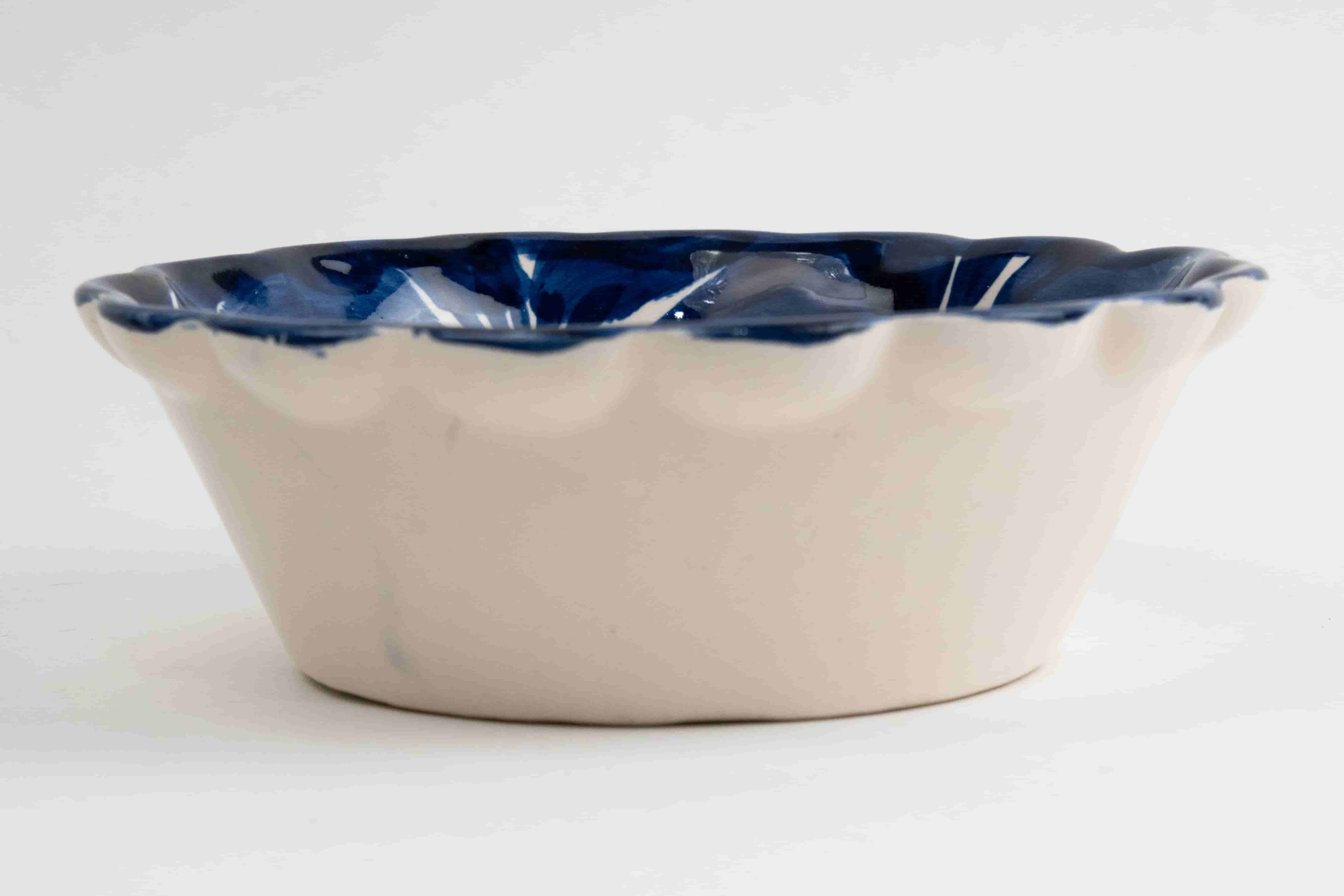 Talavera Typical Pozole plates with scallope rim MODEL# 020901
