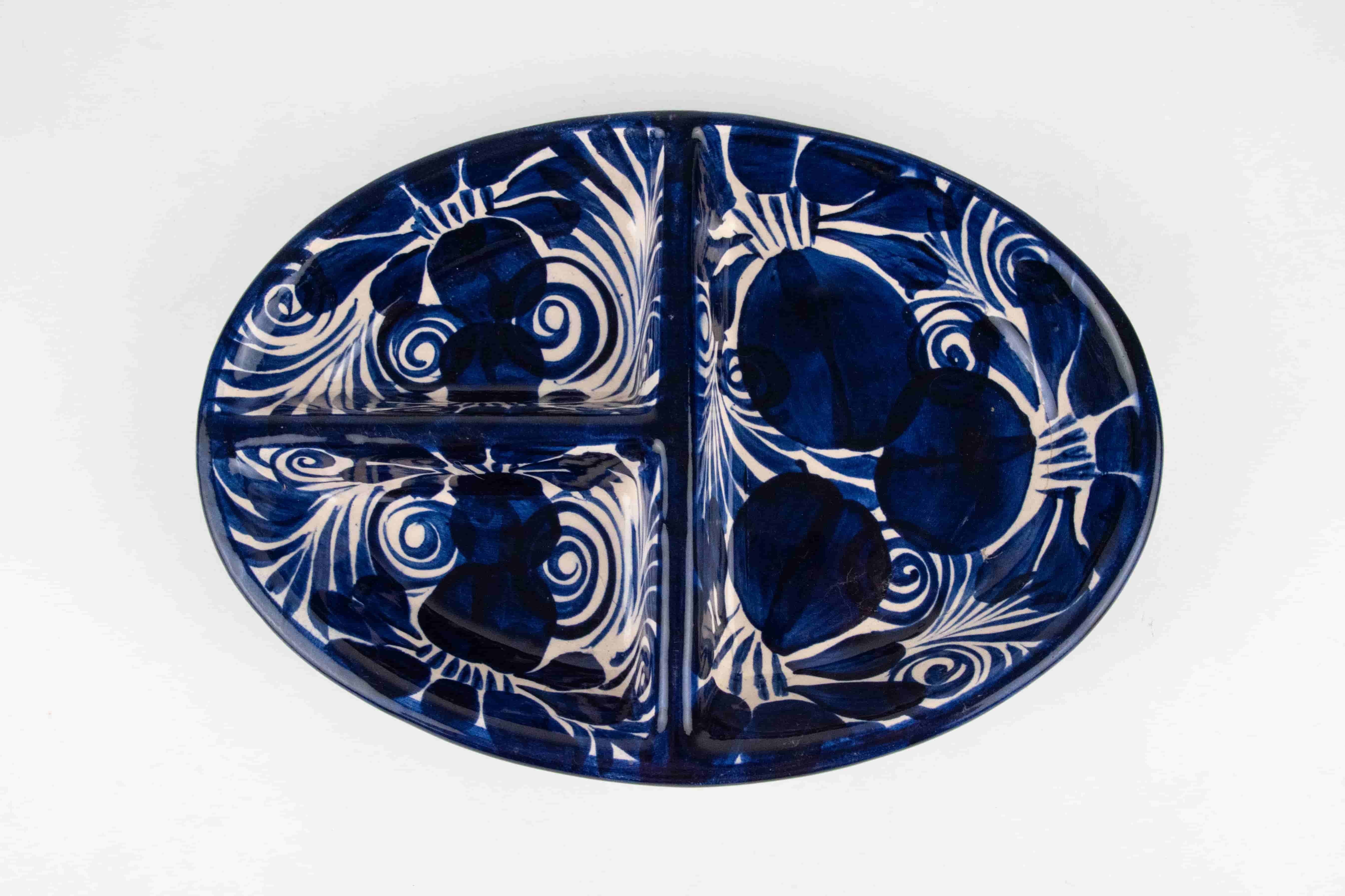 Talavera 3 Sauce Container MODEL 0212