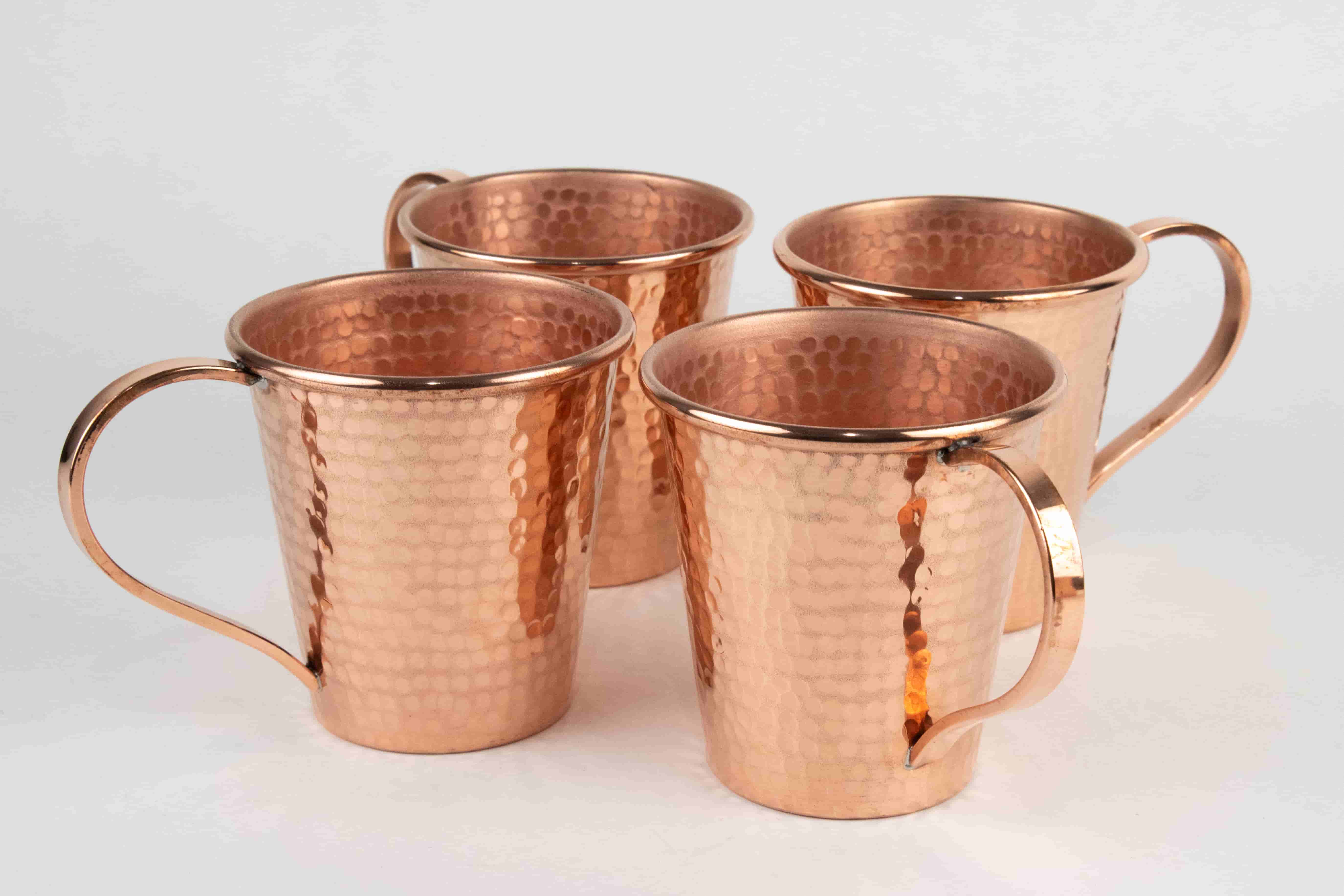 REAL PURE 100% COPPER CUPS MODEL SMOOTH 0203 & MODEL HAMMERED 0204 STYLES