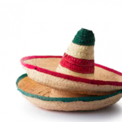 Mexican typical palm hat