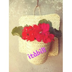 Differents crafts made of palm