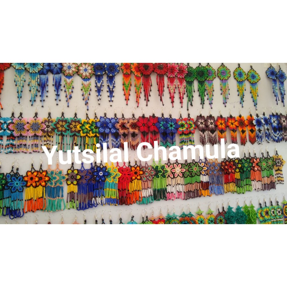 Chaquira Earrings and necklaces