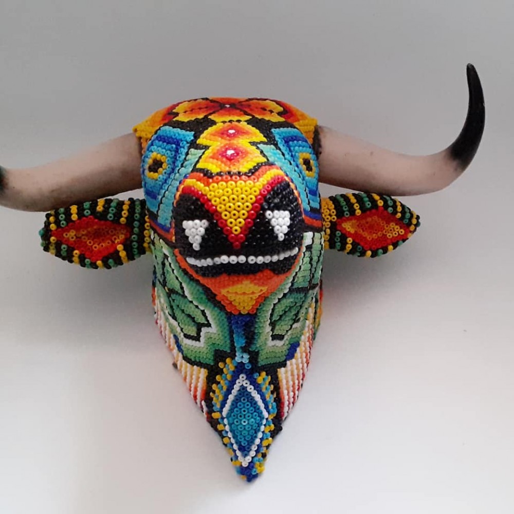 Pieces with Huichol art - Fernanda Arguelles NIYE