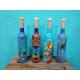 Hand painted bottles La Chapu