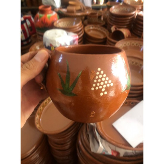 Coco style clay  cup