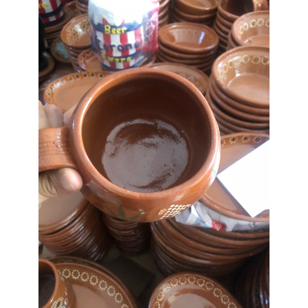 Coco style clay  cup