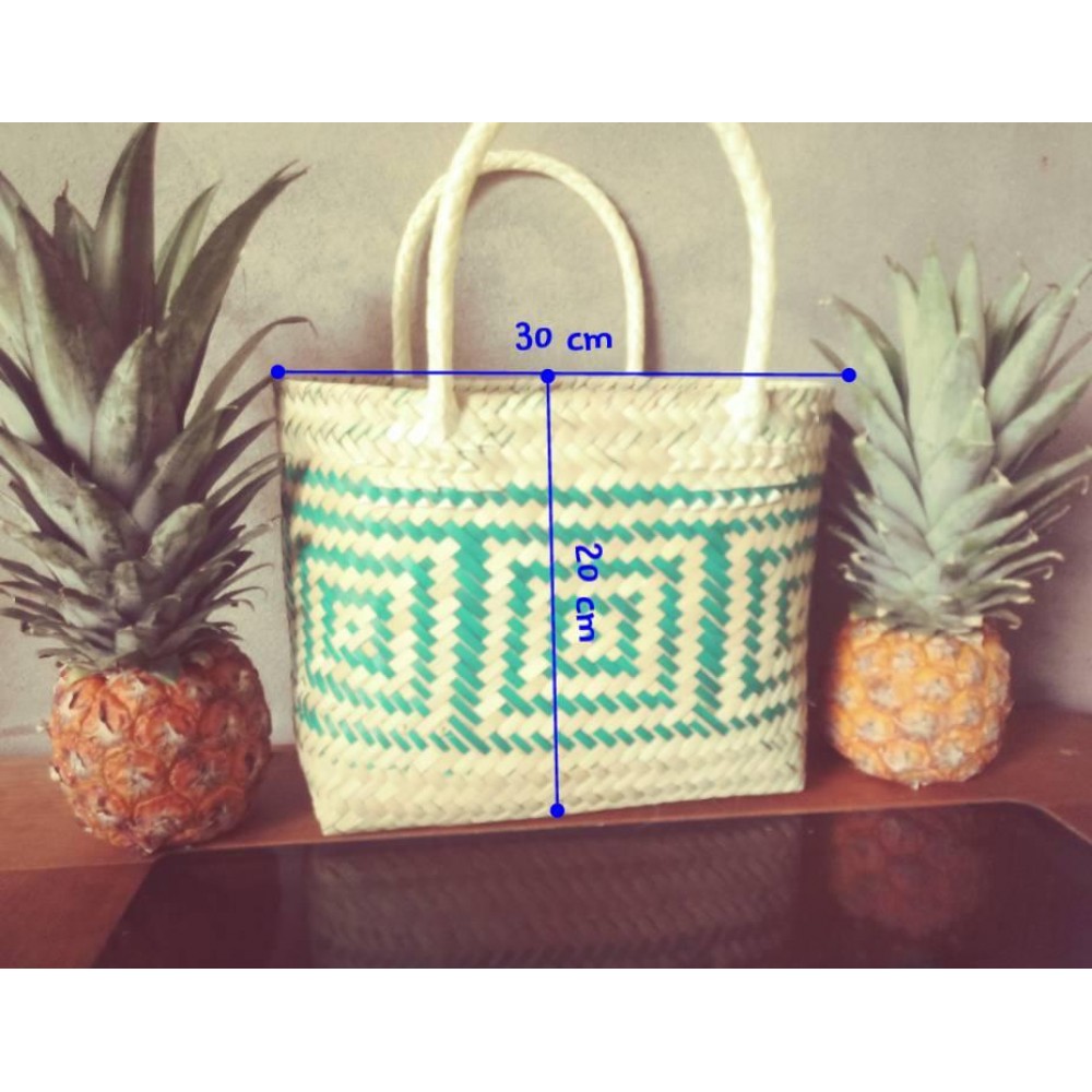 Oaxaca Woven palm bag 