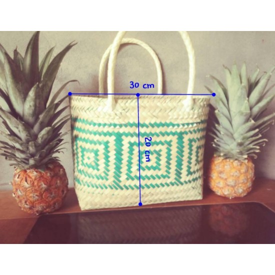 Oaxaca Woven palm bag 