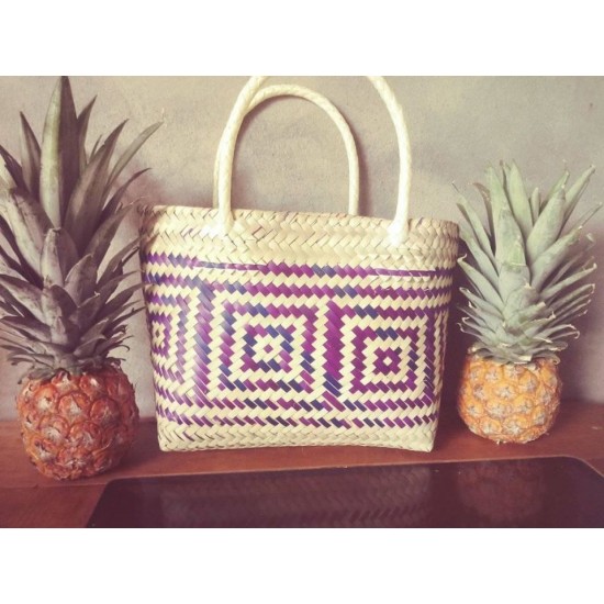 Oaxaca Woven palm bag 