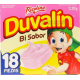 Duvalin strawberry/vainilla box 24 packs of 18 pieces each