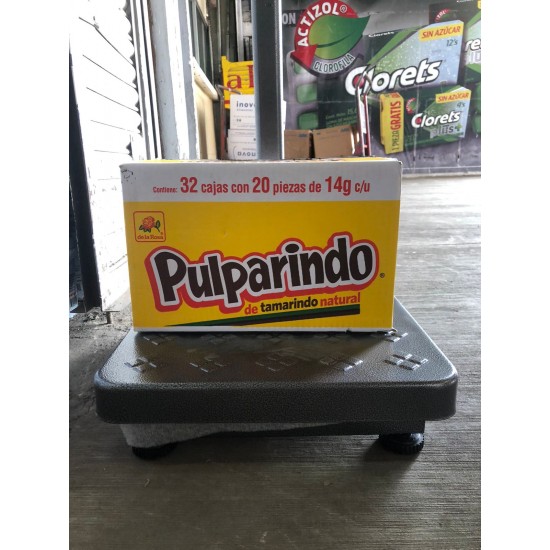 Pulparindo Classic box 32 pack of 20 pieces eah