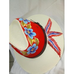 Hand painted hats 