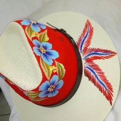 Hand painted hats 