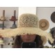 Straw summer beach hat