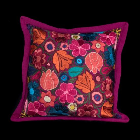 Cushion cover flowery magento
