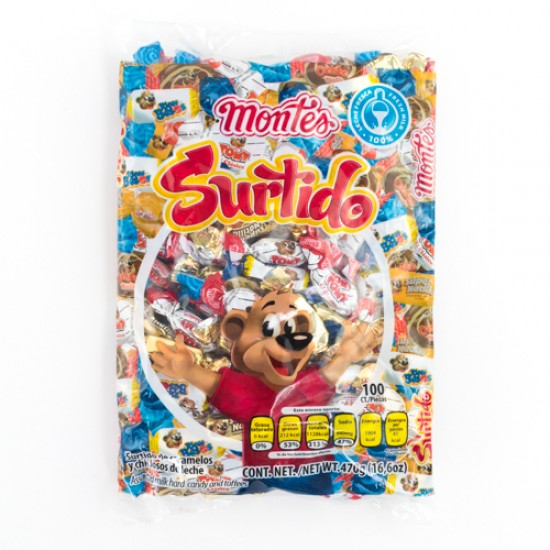 Montes Candy´s box 20 packs of 100 pieces each